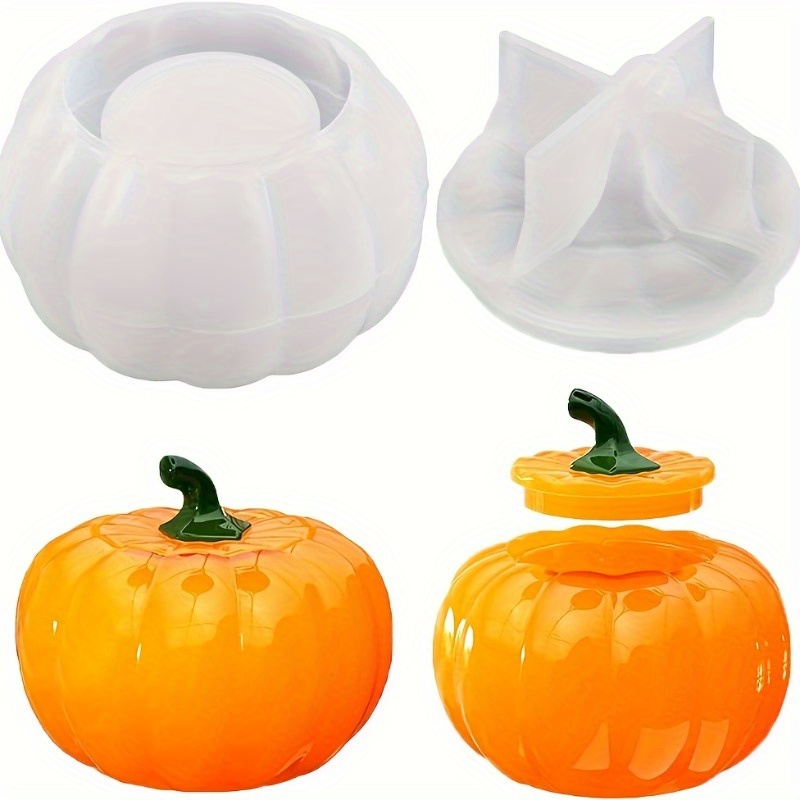 Candle Making Moulds - 2 szt. Słoik z dynią formy