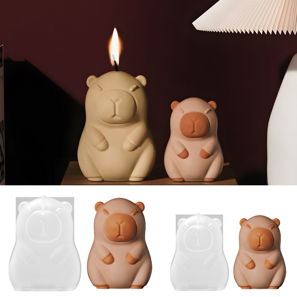 Candle Making Essentials - Forma Silikonowa Świeca Zapachowa Kapibara Stojąca