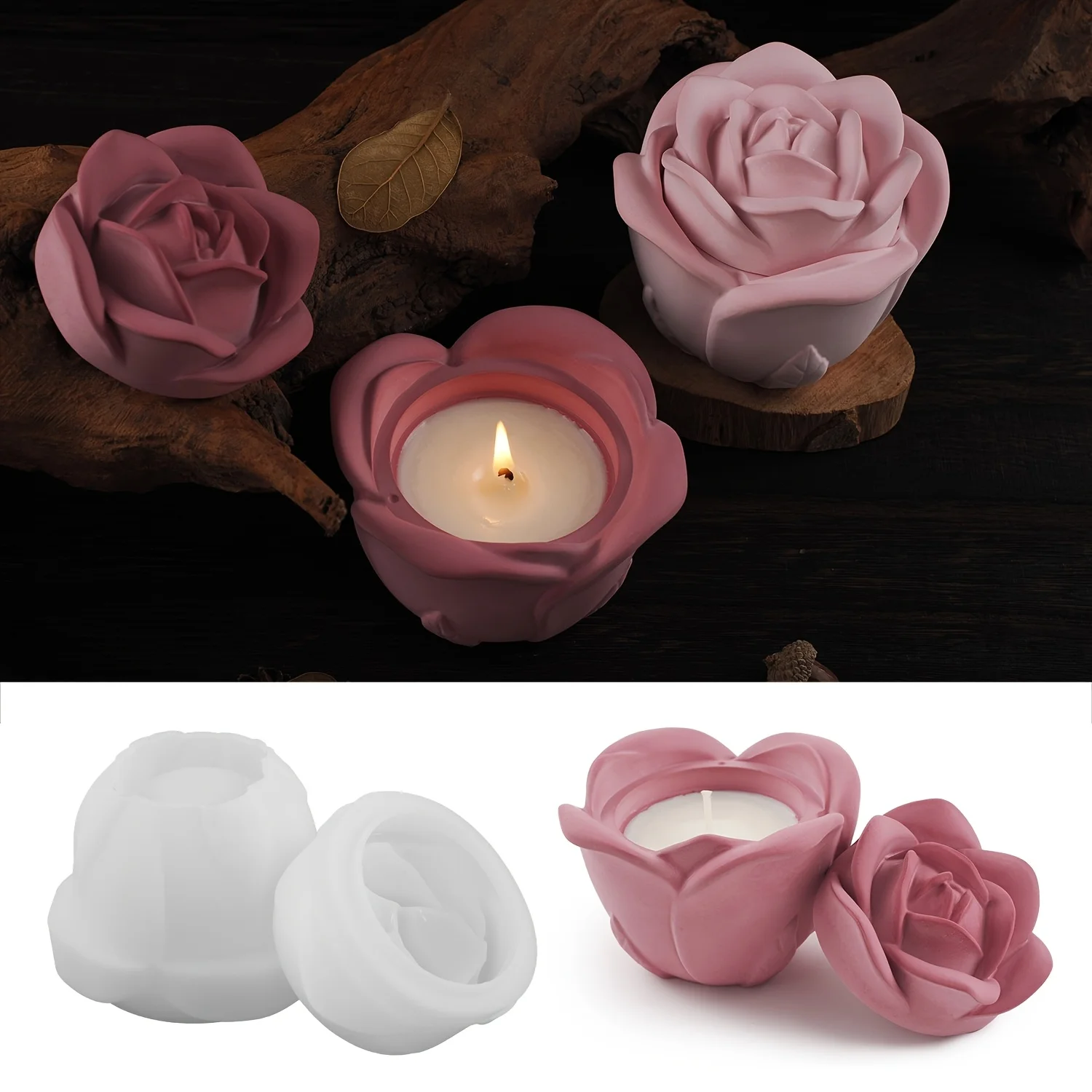 2-częściowy zestaw silikonowyc – Candle Making Moulds recenzja i cena